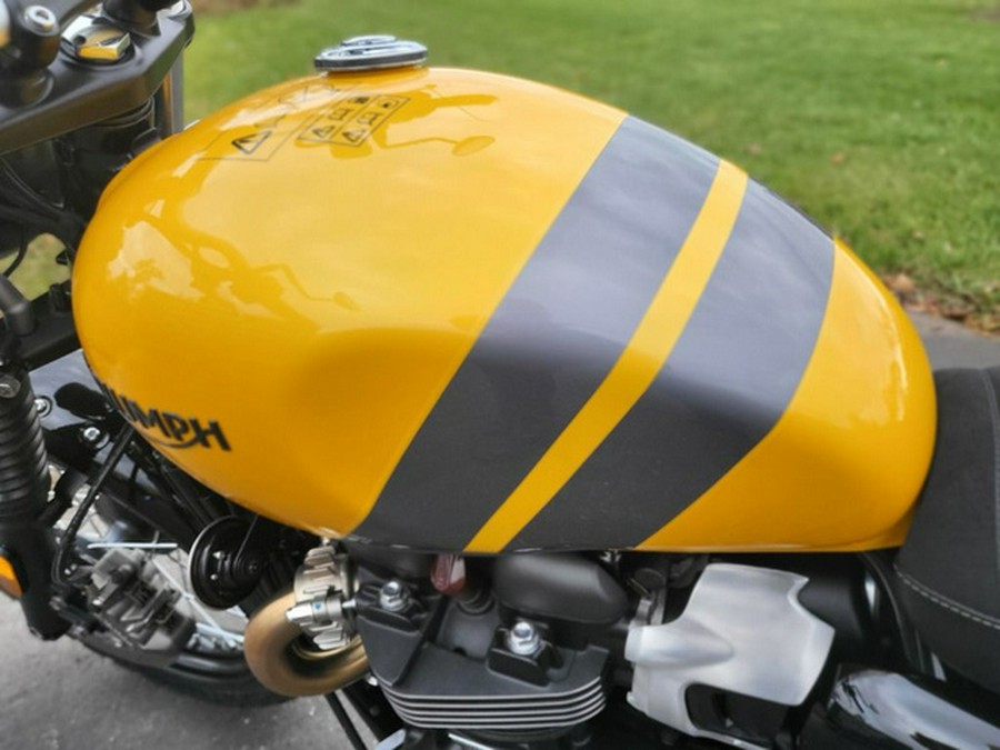 2024 Triumph Scrambler 900 Cosmic Yellow/Graphite