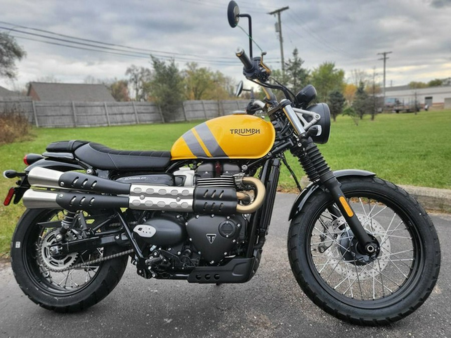 2024 Triumph Scrambler 900 Cosmic Yellow/Graphite