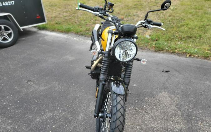 2024 Triumph Scrambler 900 Cosmic Yellow/Graphite