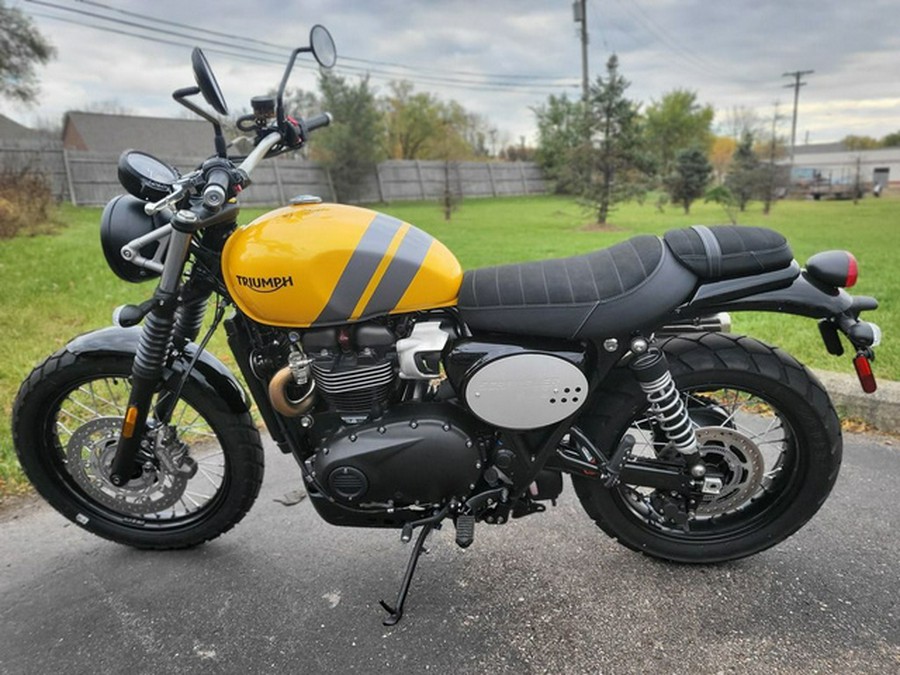 2024 Triumph Scrambler 900 Cosmic Yellow/Graphite