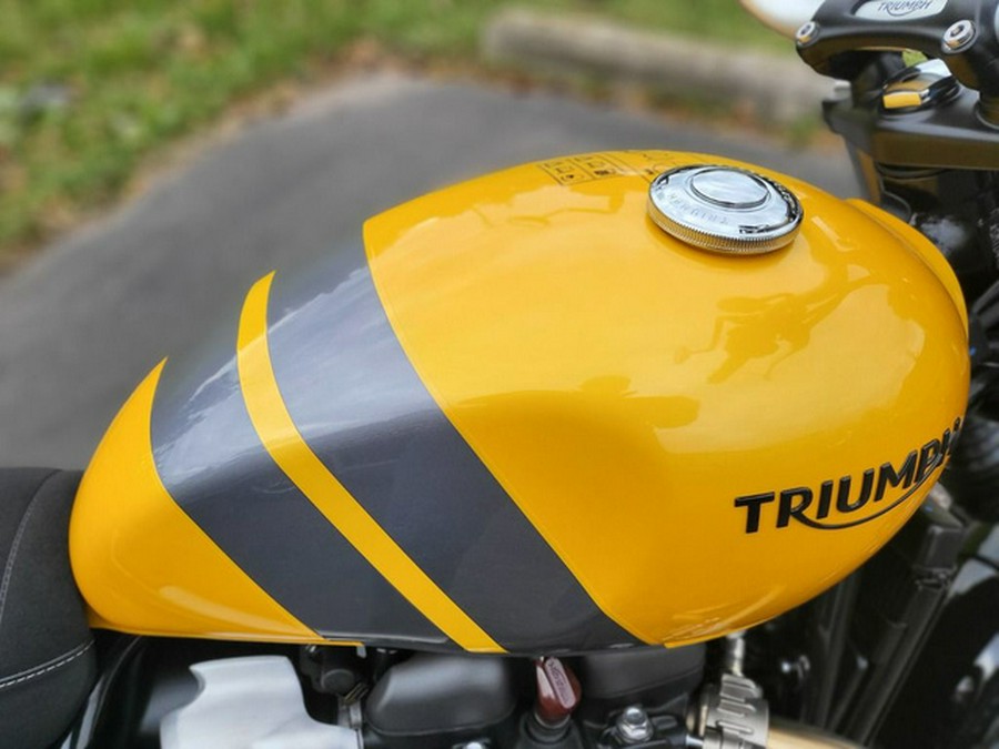 2024 Triumph Scrambler 900 Cosmic Yellow/Graphite