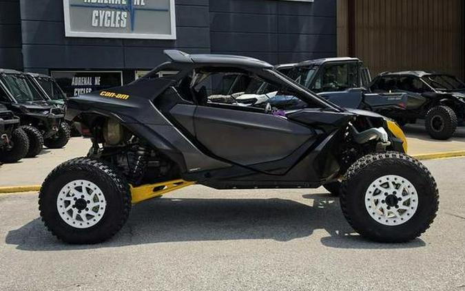 2024 Can-Am® Maverick R X RS with Smart-Shox Carbon Black & Neo Yellow