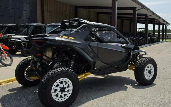 2024 Can-Am® Maverick R X RS with Smart-Shox Carbon Black & Neo Yellow