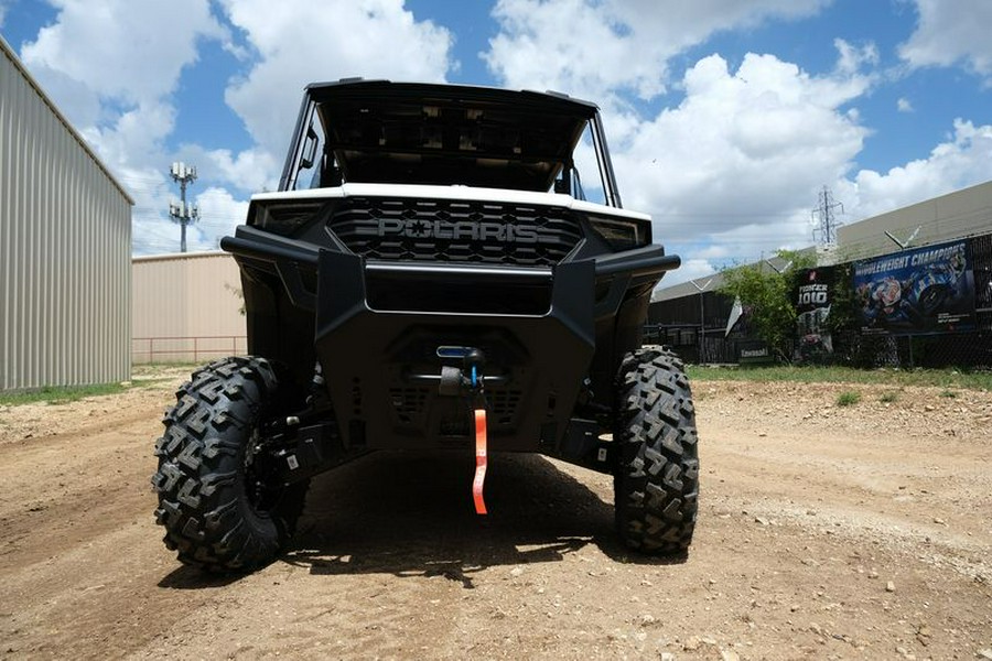 New 2025 POLARIS RANGER CREW 1000 PREMIUM WHITE LIGHTNING