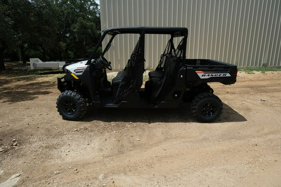 New 2025 POLARIS RANGER CREW 1000 PREMIUM WHITE LIGHTNING