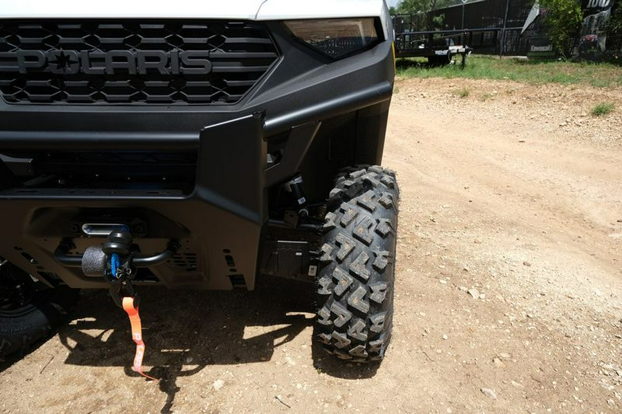 New 2025 POLARIS RANGER CREW 1000 PREMIUM WHITE LIGHTNING