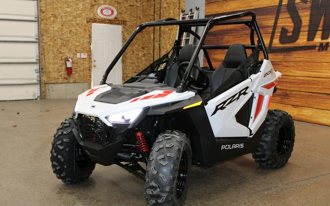 2023 Polaris Industries RZR 200 EFI White Lightning/Indy Red