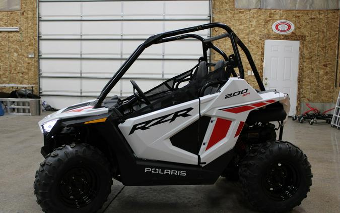 2023 Polaris Industries RZR 200 EFI White Lightning/Indy Red