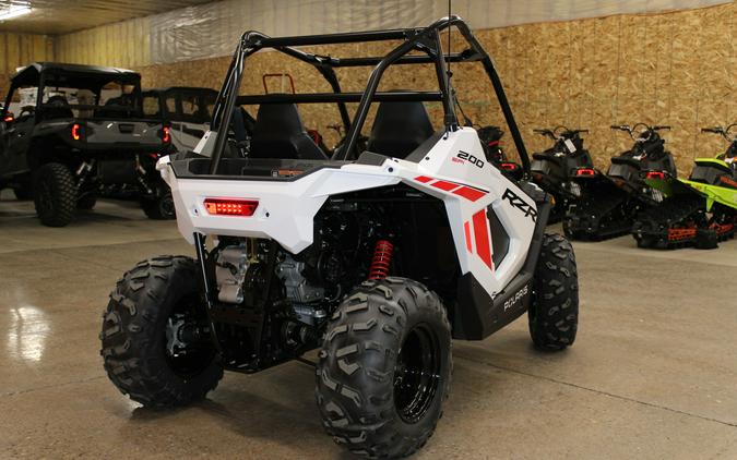 2023 Polaris Industries RZR 200 EFI White Lightning/Indy Red