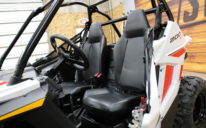 2023 Polaris Industries RZR 200 EFI White Lightning/Indy Red