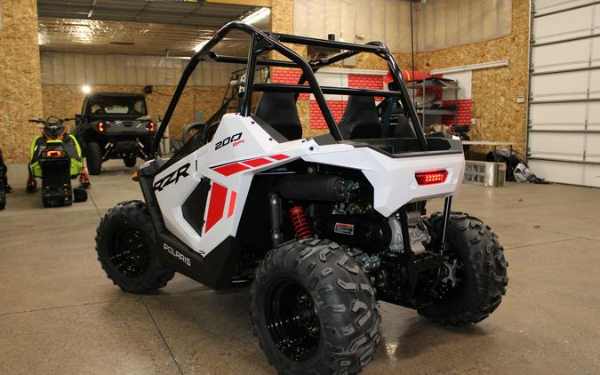 2023 Polaris Industries RZR 200 EFI White Lightning/Indy Red