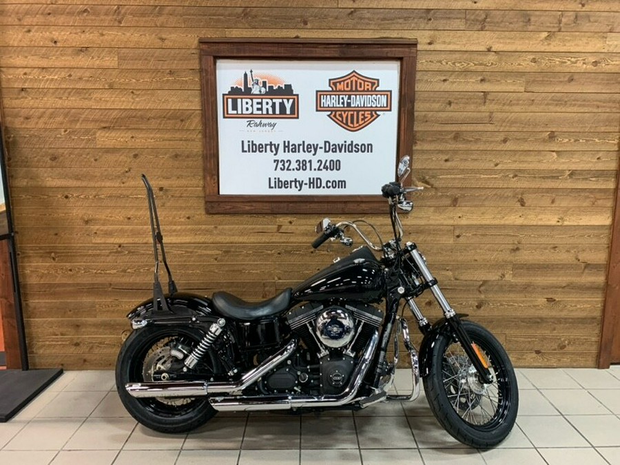 2016 Harley-Davidson Street Bob Vivid Black FXDB