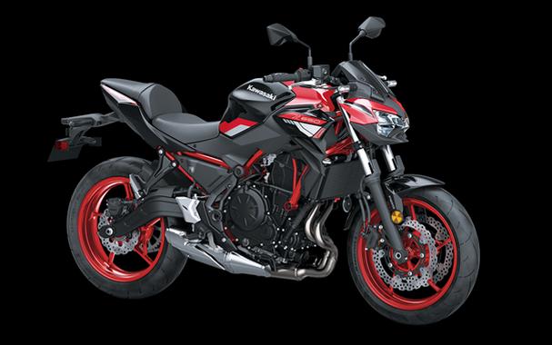 2024 Kawasaki Z650 ABS CANDY PERSIMMON RED / EBONY