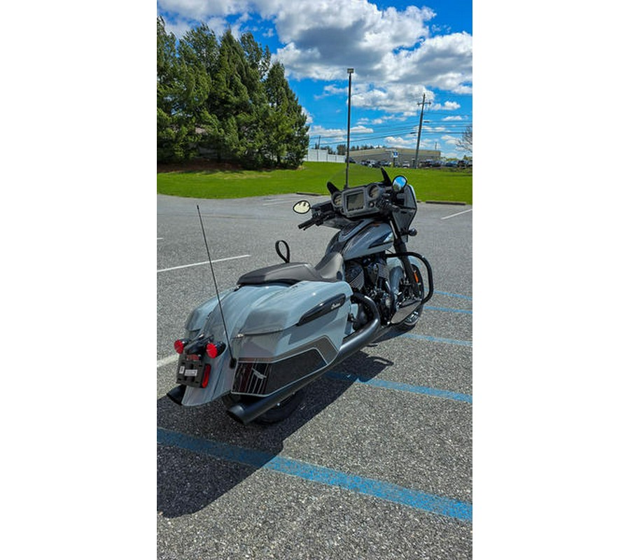 2025 Indian Motorcycle® Chieftain® Dark Horse® w/PowerBand Audio Storm Gray/Graphics