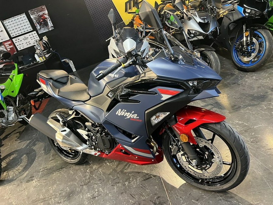 2026 Kawasaki Ninja 500 ABS Metallic Matte Twilight Blue