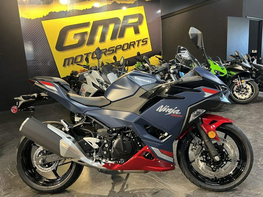 2026 Kawasaki Ninja 500 ABS Metallic Matte Twilight Blue