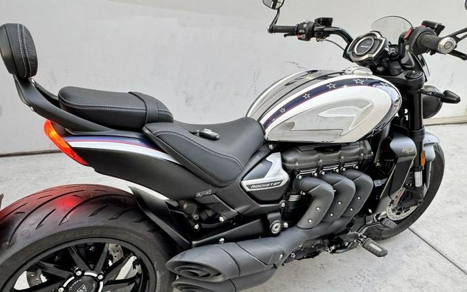 2025 Triumph Rocket 3 GT Evel Knievel Edition Chrome/Pure White