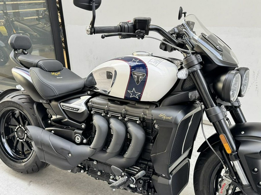 2025 Triumph Rocket 3 GT Evel Knievel Edition Chrome/Pure White