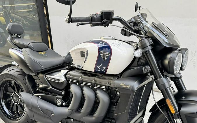 2025 Triumph Rocket 3 GT Evel Knievel Edition Chrome/Pure White