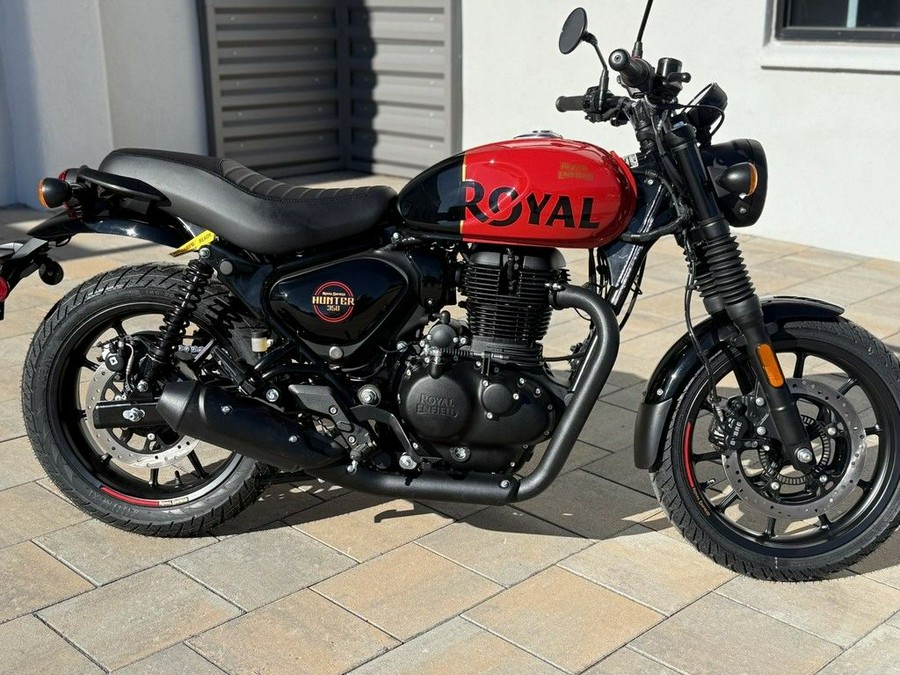 2024 Royal Enfield Hunter 350 Rebel Red
