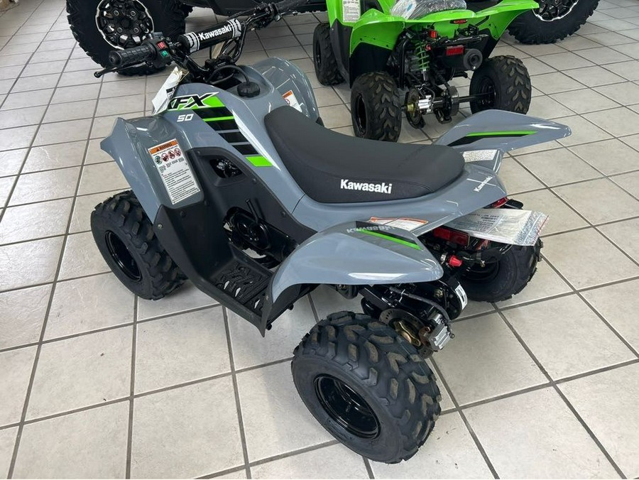 2025 Kawasaki KFX 50 BATTLE GREY