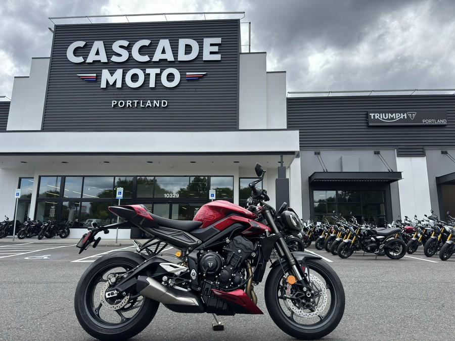 2025 Triumph Street Triple 765 RS - CARNIVAL RED