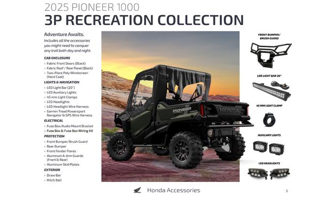 2025 Honda Pioneer 1000-5 Deluxe