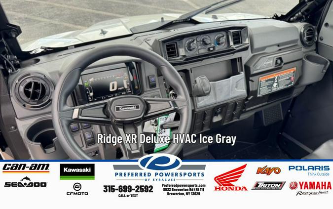 2025 Kawasaki RIDGE XR Deluxe HVAC Ice Gray