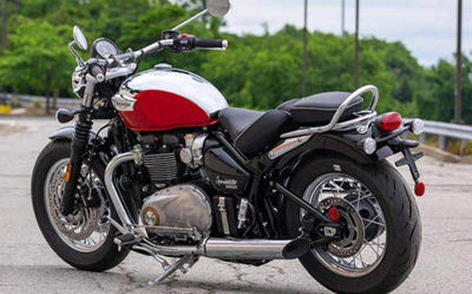 2023 Triumph Bonneville Speedmaster Chrome Edition Diablo Red