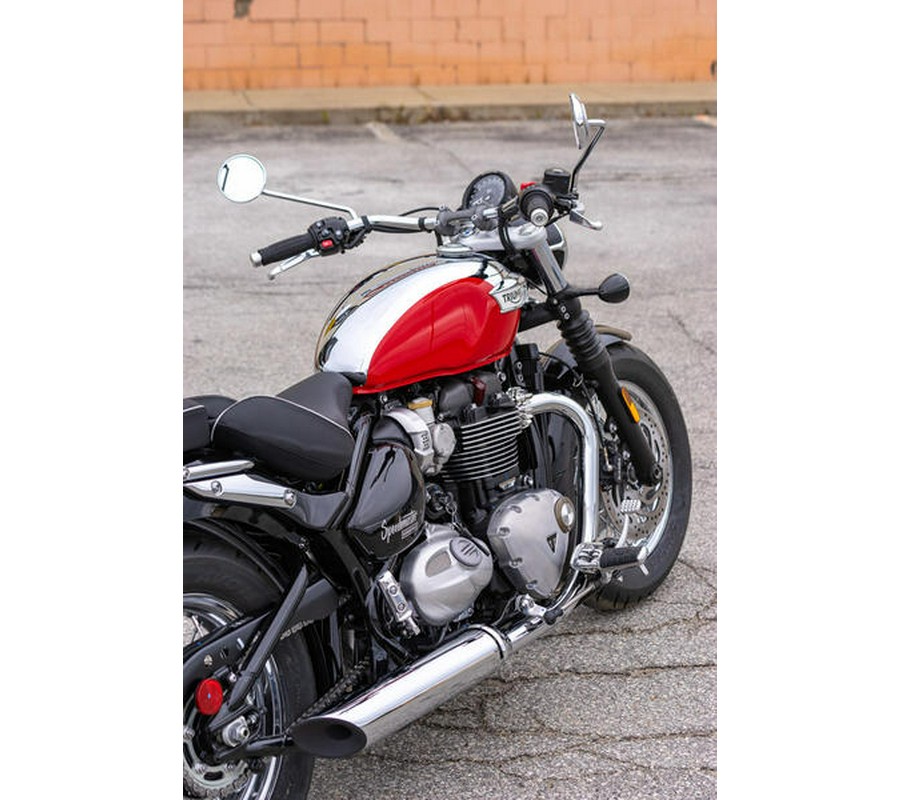 2023 Triumph Bonneville Speedmaster Chrome Edition Diablo Red