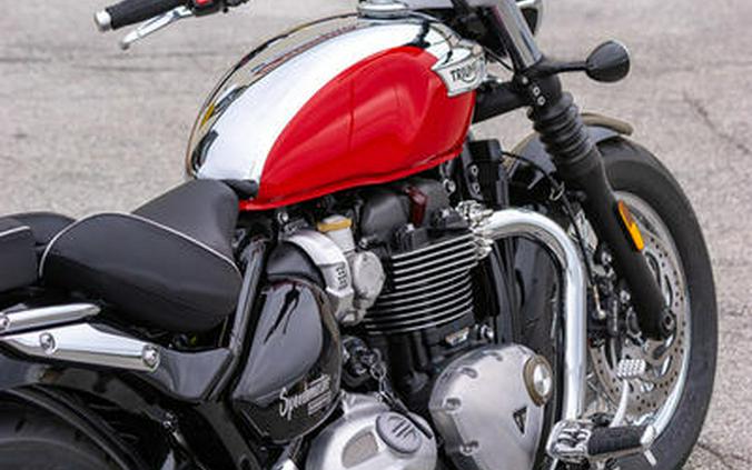 2023 Triumph Bonneville Speedmaster Chrome Edition Diablo Red