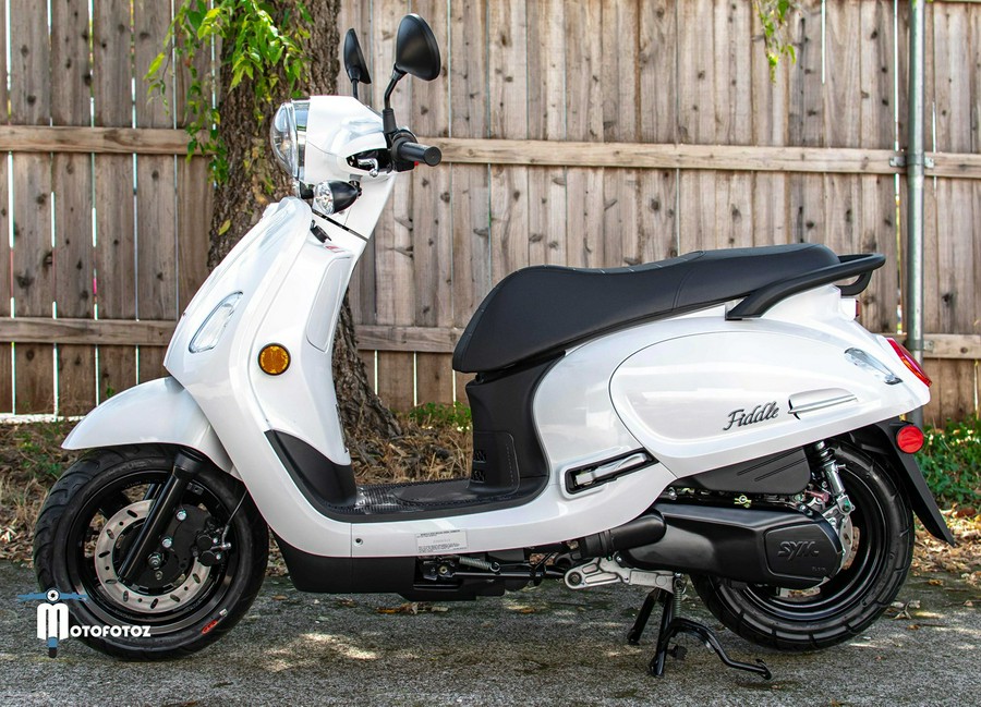 2022 SYM Scooters Fiddle 4 200i Arctic White