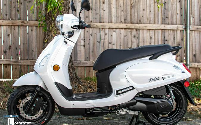 2022 SYM Scooters Fiddle 4 200i Arctic White