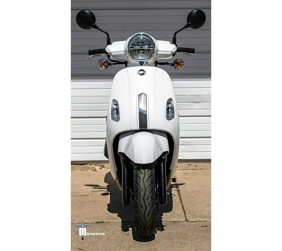 2022 SYM Scooters Fiddle 4 200i Arctic White