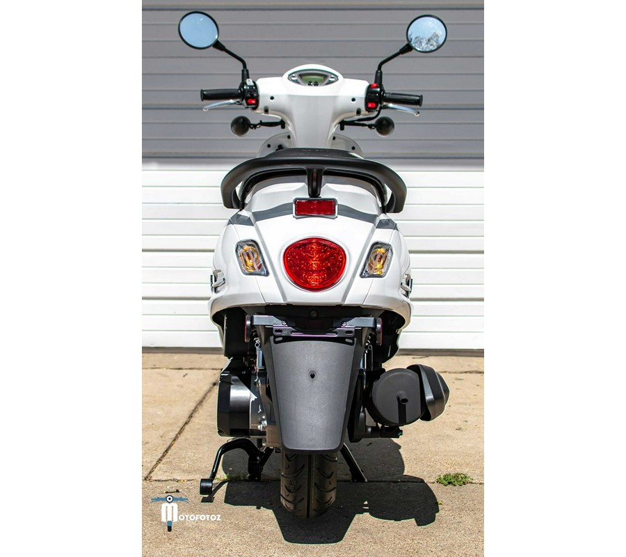 2022 SYM Scooters Fiddle 4 200i Arctic White
