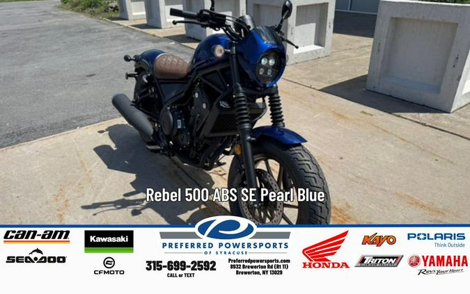 2026 Honda Rebel 500 ABS SE Pearl Blue