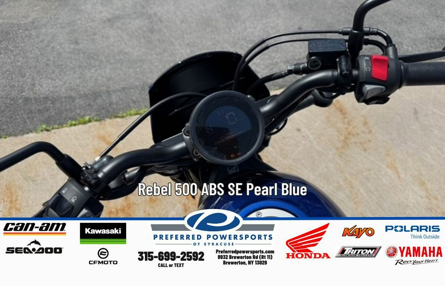 2026 Honda Rebel 500 ABS SE Pearl Blue
