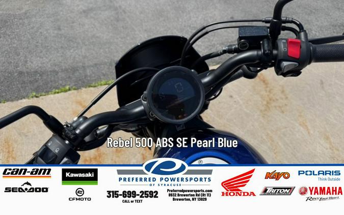 2026 Honda Rebel 500 ABS SE Pearl Blue
