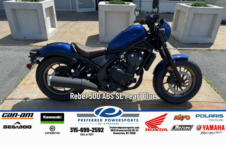 2026 Honda Rebel 500 ABS SE Pearl Blue