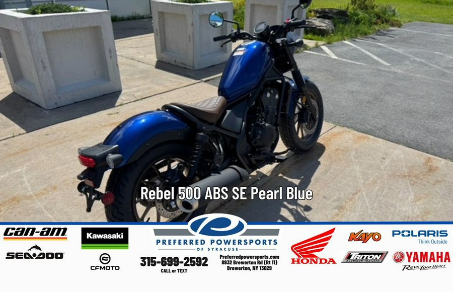 2026 Honda Rebel 500 ABS SE Pearl Blue