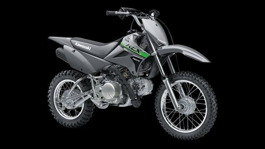 New 2024 KAWASAKI KLX110R BATTLE GRAY