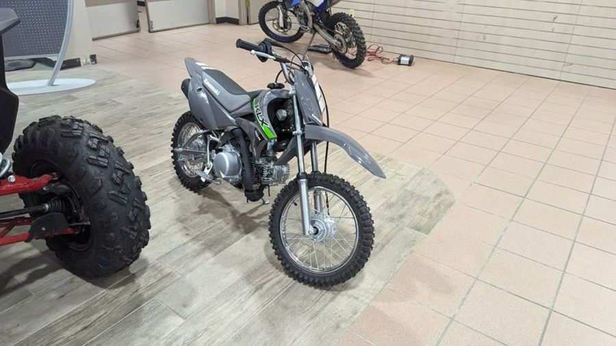 New 2024 KAWASAKI KLX110R BATTLE GRAY