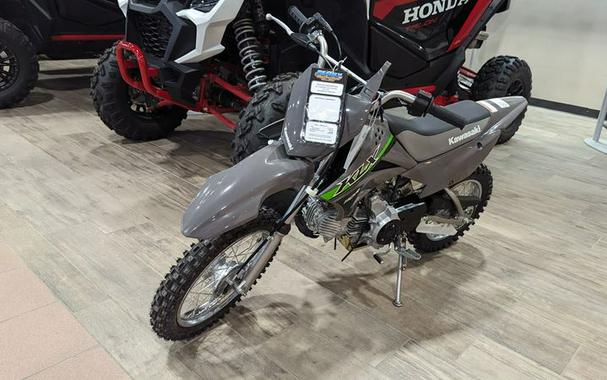 New 2024 KAWASAKI KLX110R BATTLE GRAY