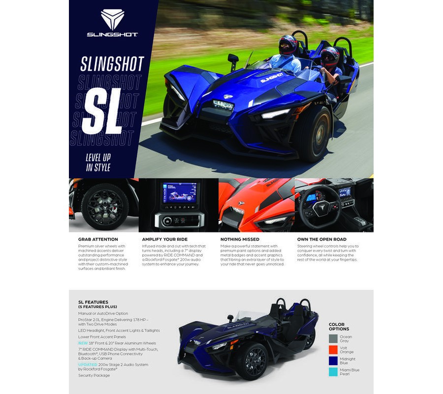 2024 Polaris Slingshot® S SL SLR R Autodrive Roush Edition