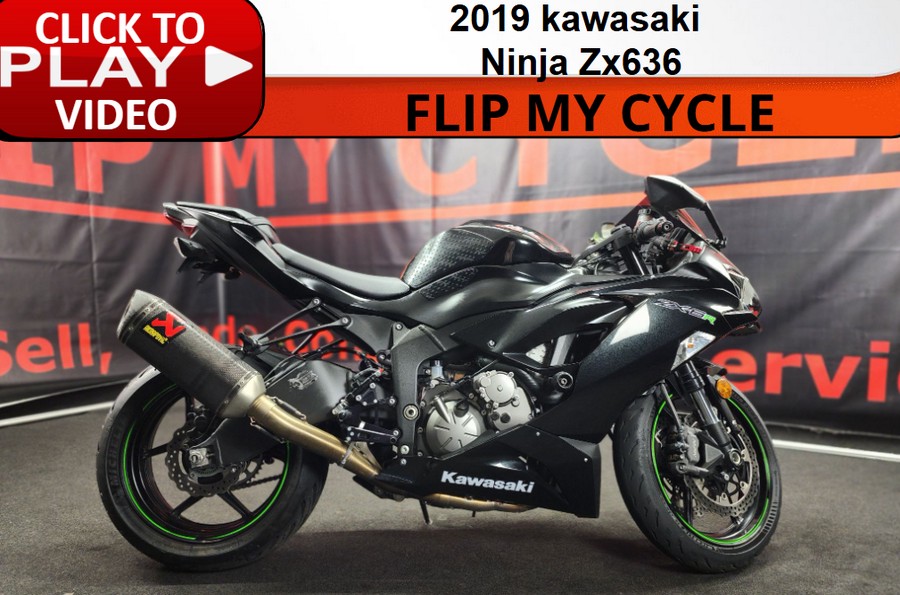 2019 Kawasaki ZX636- ZX6R ABS