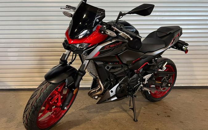 2025 Kawasaki Z500 SE ABS