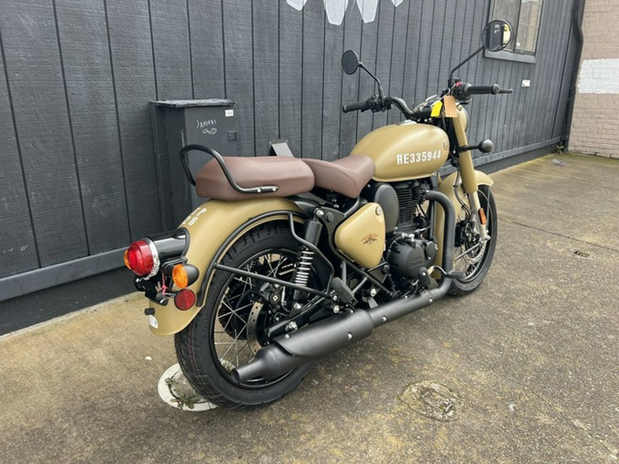 2023 Royal Enfield Classic 350 Signals Desert Sand