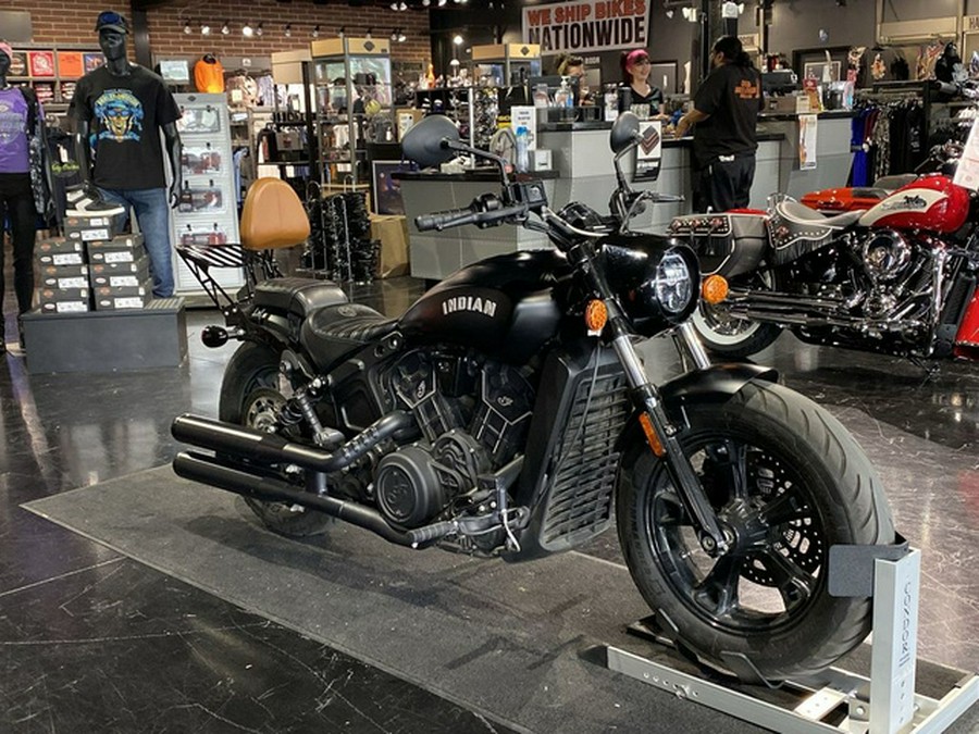 2021 Indian Scout Bobber Sixty Thunder Black