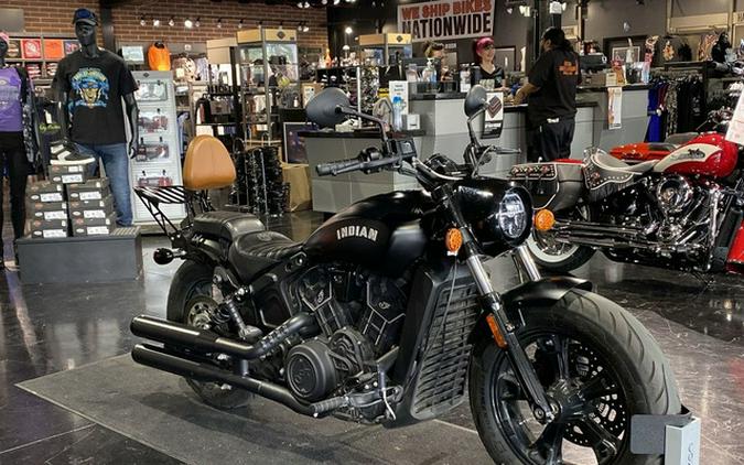 2021 Indian Scout Bobber Sixty Thunder Black