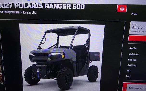 2027 Polaris Ranger 500